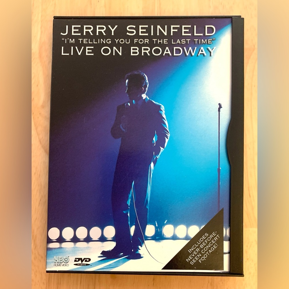 🔥BOGO // Jerry Seinfeld “I’m Telling You For the Last Time” (1998) DVD